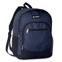 Everest 6045-BK Casual Backpack with Side Mesh Pocket - Black