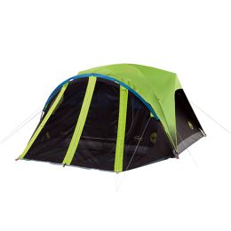 Coleman 2000024289 Carlsbad 4 Person Dome Darkroom Tent with Screen Room