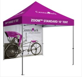Orbus  Zoom Economy & Standard 10 Popup Tent Full Wall - White