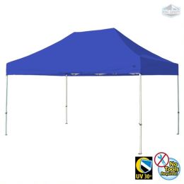 King Canopy TTSHAL15BL 10 x 15 ft. White Frame Instant Pop Up Tuff Tent with Blue Cover