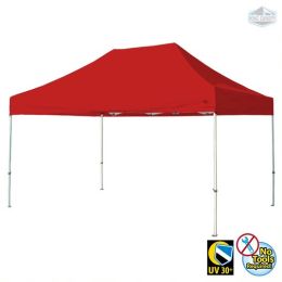 King Canopy TTSHAL15RD 10 x 15 ft. White Frame Instant Pop Up Tuff Tent with Red Cover