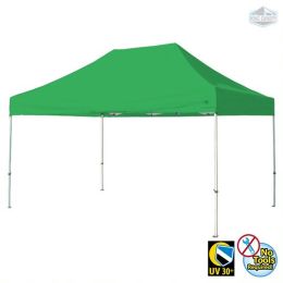 King Canopy TTSHAL15GR 10 x 15 ft. White Frame Instant Pop Up Tuff Tent with Green Cover