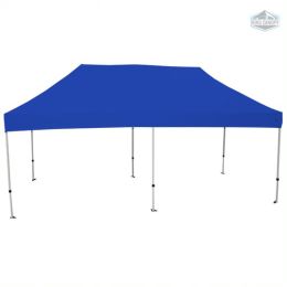 King Canopy GOLAL20BL 10 x 20 ft. Goliath Silver Frame Instant Pop Up Tent with Blue Cover