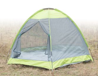 Playberg QI003445 46 x 100 x 57 in. Camping Folding Tent with Screen Exterior