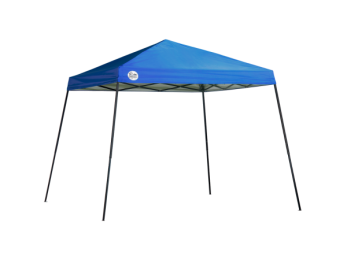 Quik Shade 167501DS ST64 10 x 10 ft. Slant Leg Canopy Tent&#44; Blue Cover - Black Frame
