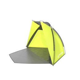 Wakeman Outdoors 75-CMP1027 7.9 mm Beach Tent- Sun Shelter for Shade with UV Protection&#44; Green