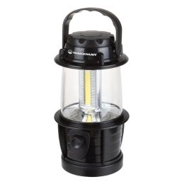 Adjustable LED COB Outdoor Camping Lantern Flashlight - Black