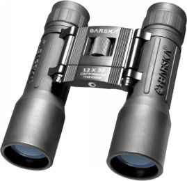Barska Optics - Binoculars AB10113 12x32 Lucid View- Black- Compact- Blue Lens- Clam