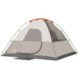 Coleman 111245 Sundome 5 Person Camping Tent - Gray/Orange