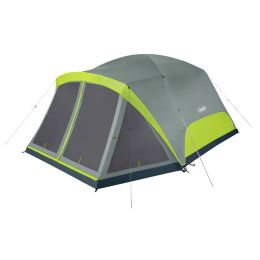 Coleman Skydomeâ„¢ 8-Person Camping Tent w/Screen Room, Rock Grey