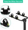 Bosonshop Bike Rack for Car Rack 2-1 Bike Hitch Mount Bicycle Rack for SUV with 2-Inch Receiver, Rubber Lock & Sleek Pad